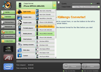 convert video to iPhone with IQmango