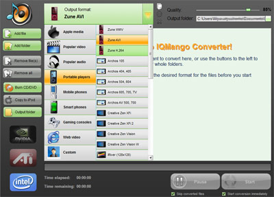 IQmango free Zune converter
